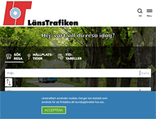 Tablet Screenshot of mobil.lanstrafiken.se